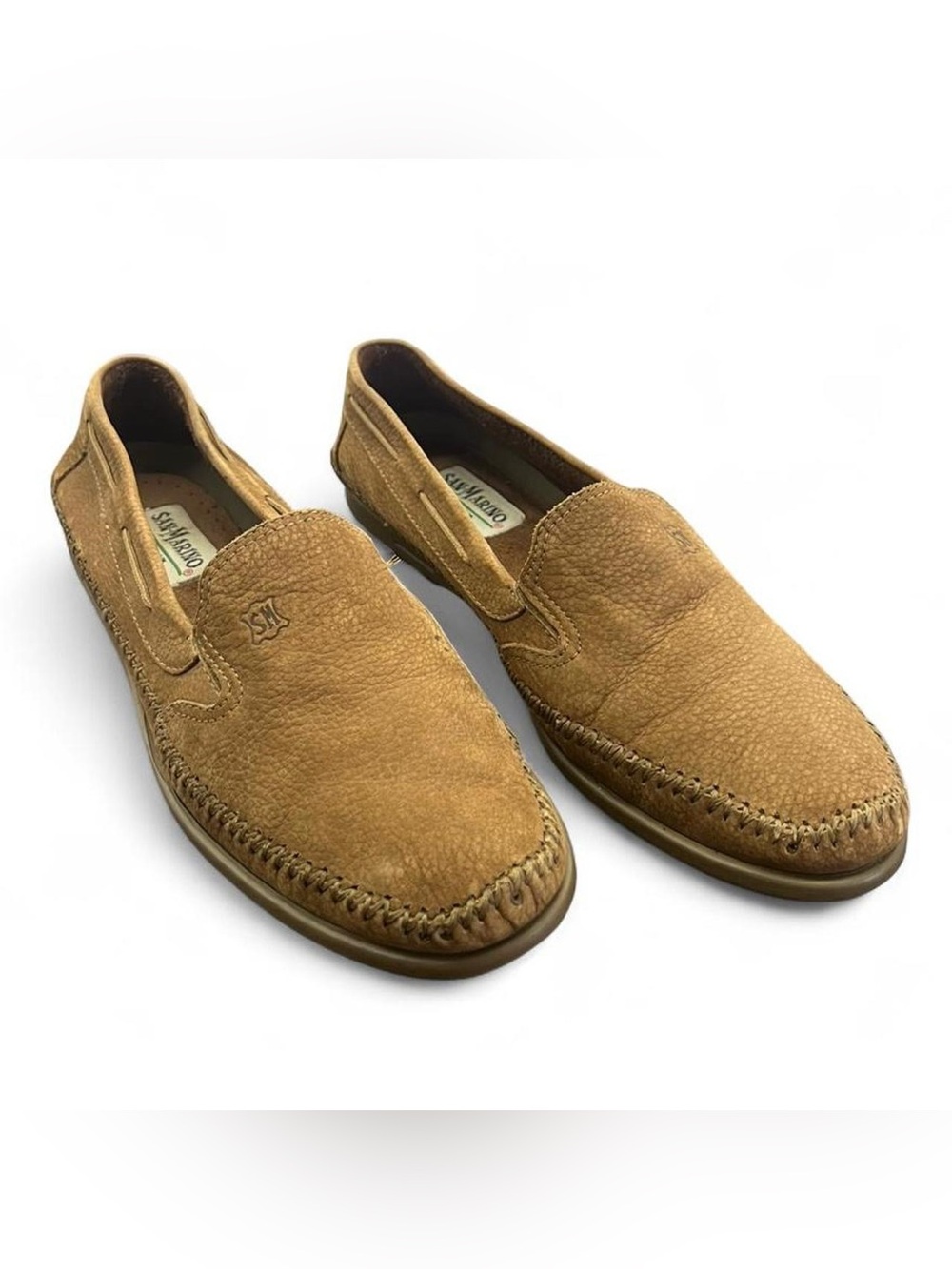 Mens San Marino Leather Loafers Size 10